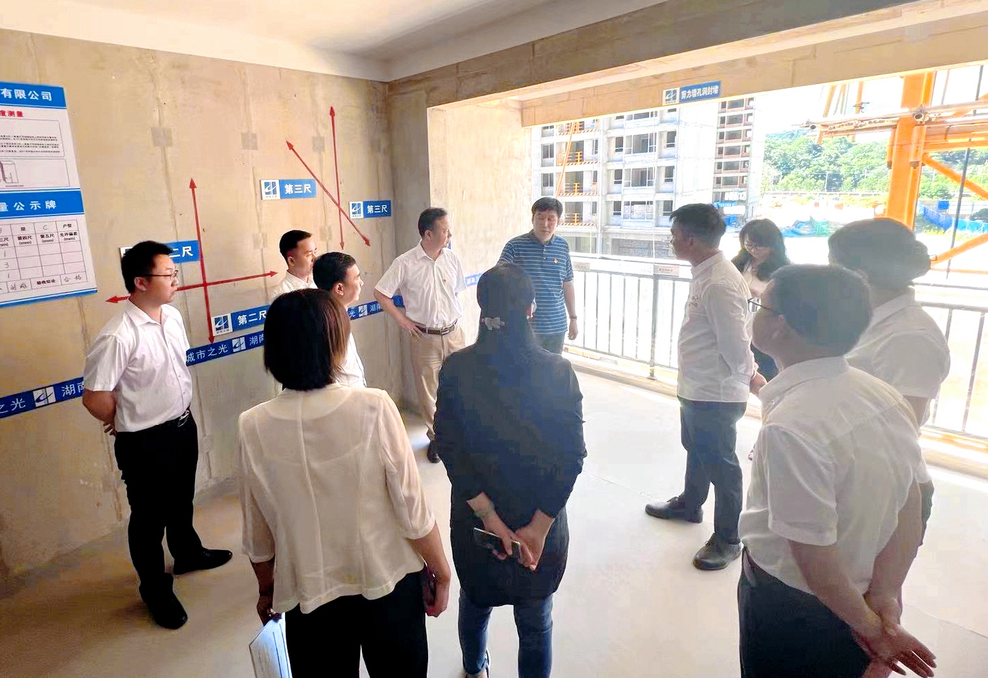 湖南建工地產(chǎn)外部董事調(diào)研建工城·城市之光項目