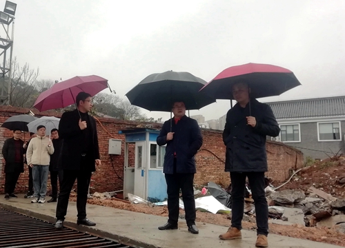 湖南建工地產(chǎn)黨委副書記、總經(jīng)理陽繼承調(diào)研在郴項目