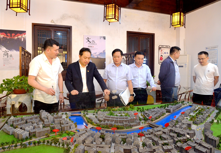 郴州市委副書記、代市長吳巨培率隊(duì)調(diào)研集團(tuán)在郴投資項(xiàng)目 對裕后街發(fā)展作現(xiàn)場指導(dǎo)