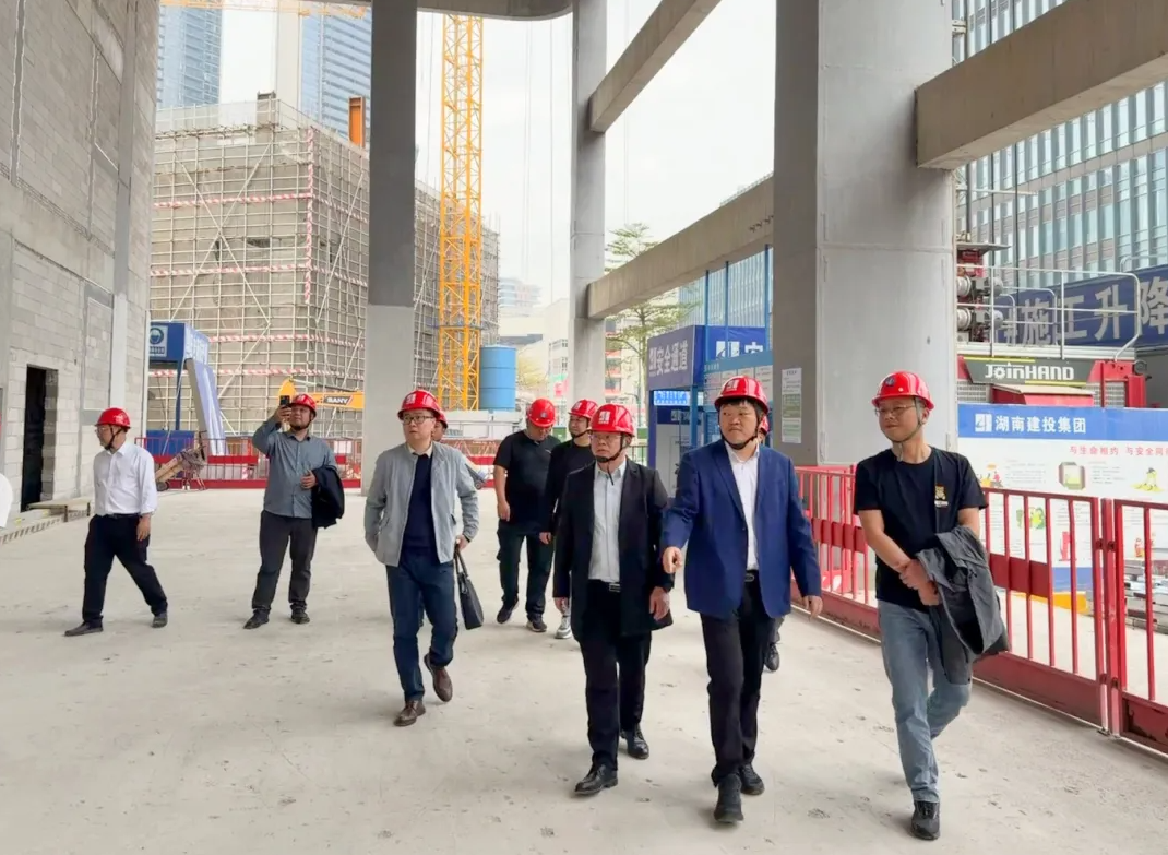 陽(yáng)繼承帶隊(duì)調(diào)研湖南建投南方中心項(xiàng)目
